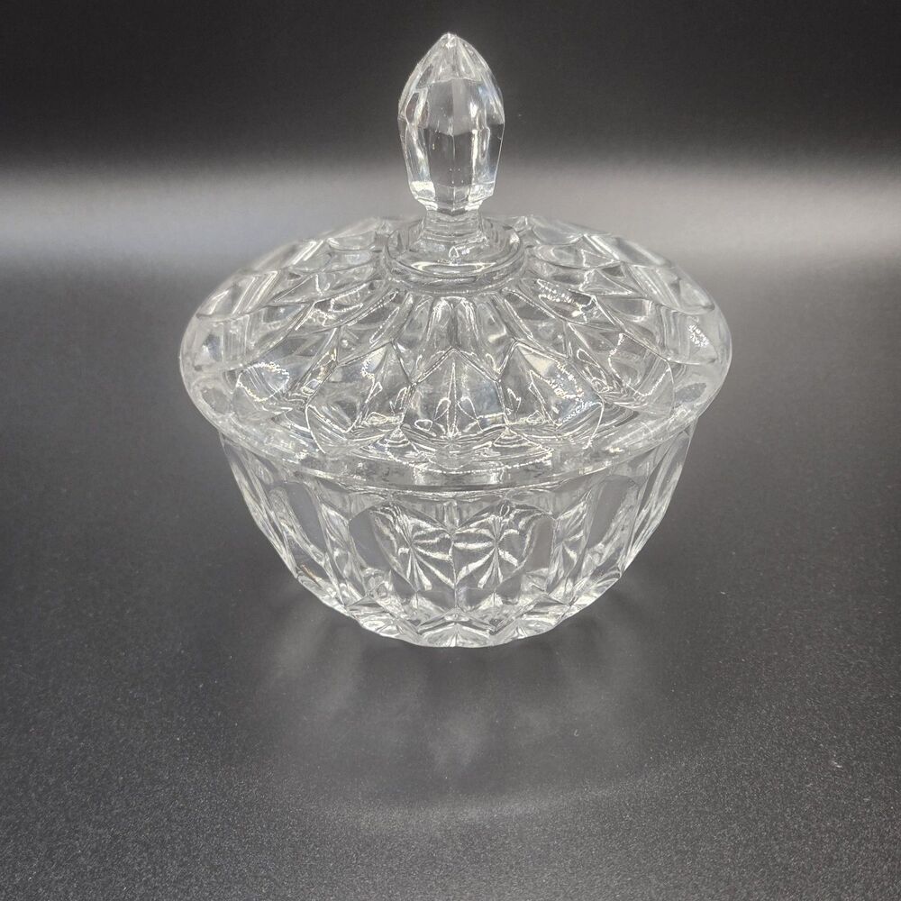 Bleikristall Beyer Lead Crystal Candy Dish With Lid West Germany
